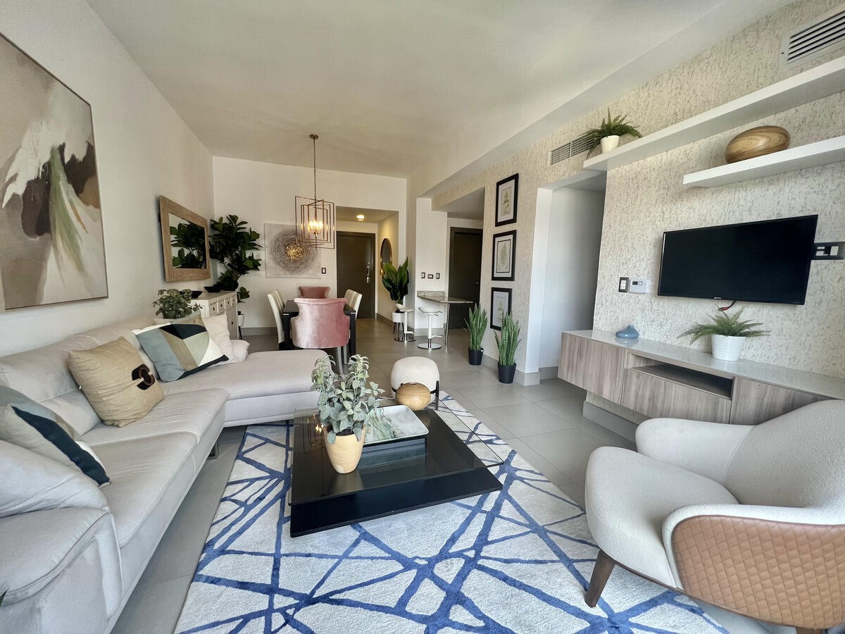apartamentos - Zona Piantini con Hermoso Apartamento en Alquiler de Dos Habitaciones  0