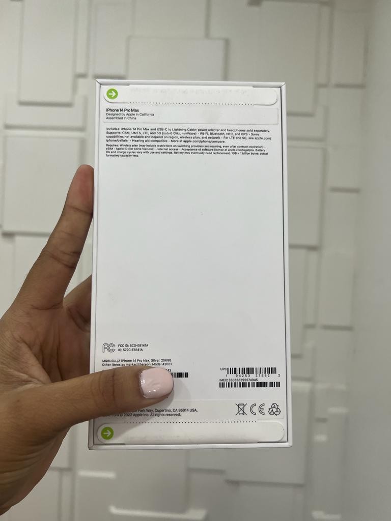 celulares y tabletas - iPhone 14 Pro Max 256gb Sellado Clean 3