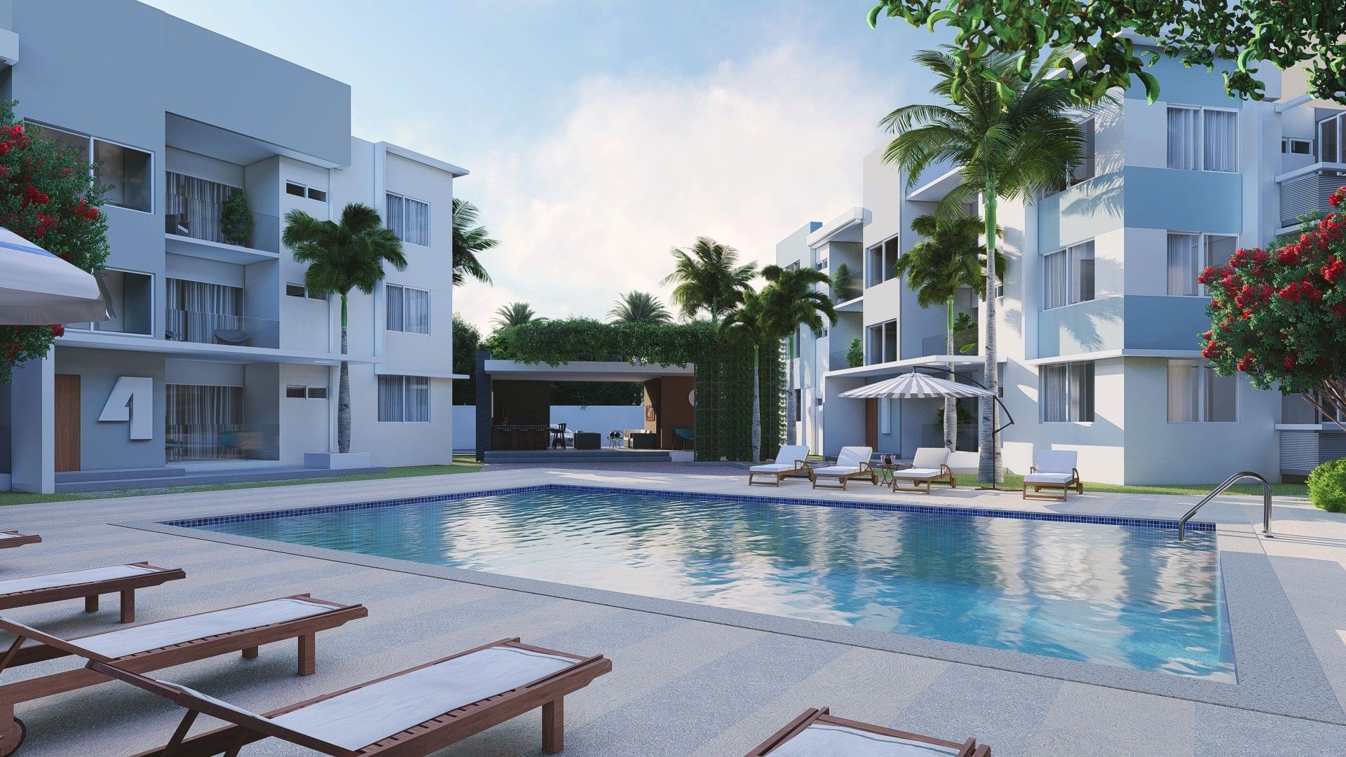 apartamentos - Apartamento Cerca de la Playa - Bávaro-Punta Cana