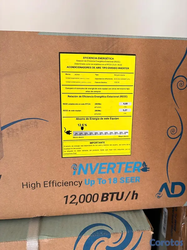 otros electronicos - Aire acondicionado 12,000 BTU inverter  2