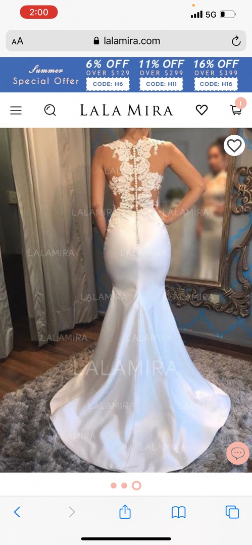 Vestido de novia size # 6