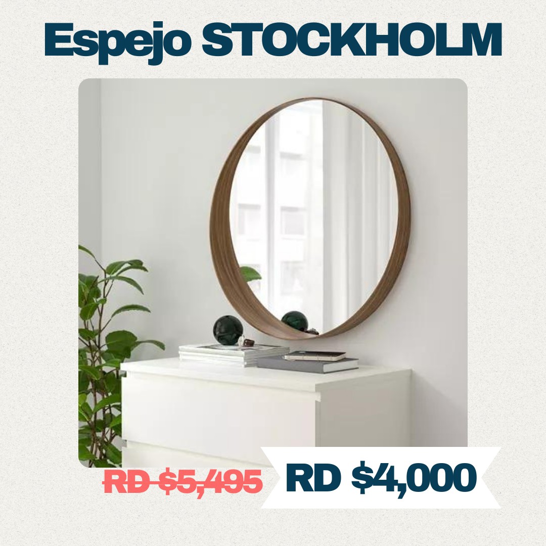 decoración y accesorios - Espejo STOCKHOLM de IKEA de 31" para casa en Sala, Habitacion, Baño