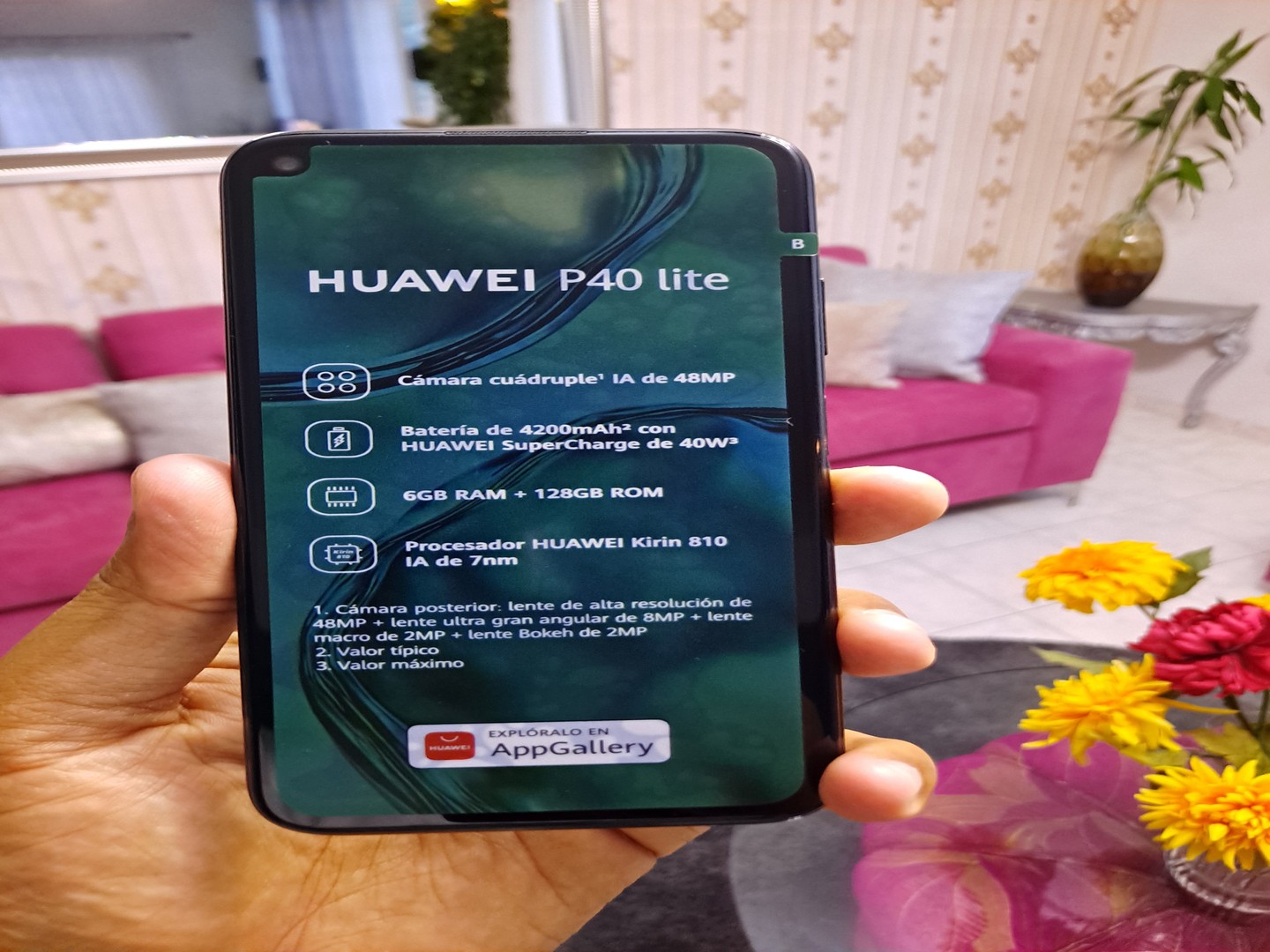 Huawei P40 Lite de Altice en su Caja 
