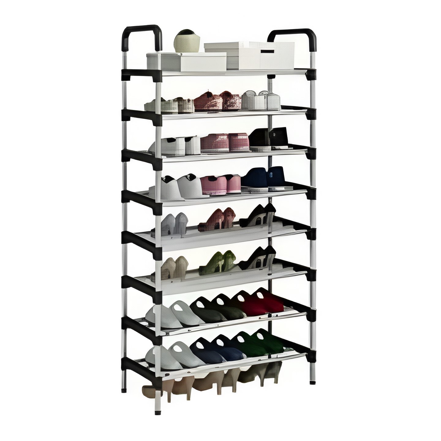 decoración y accesorios - Zapatera armable de 8 niveles. 1