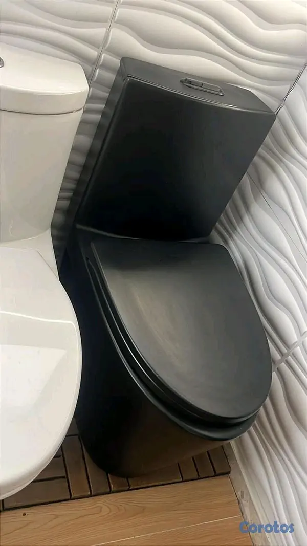 decoración y accesorios - Inodoro Negro 2