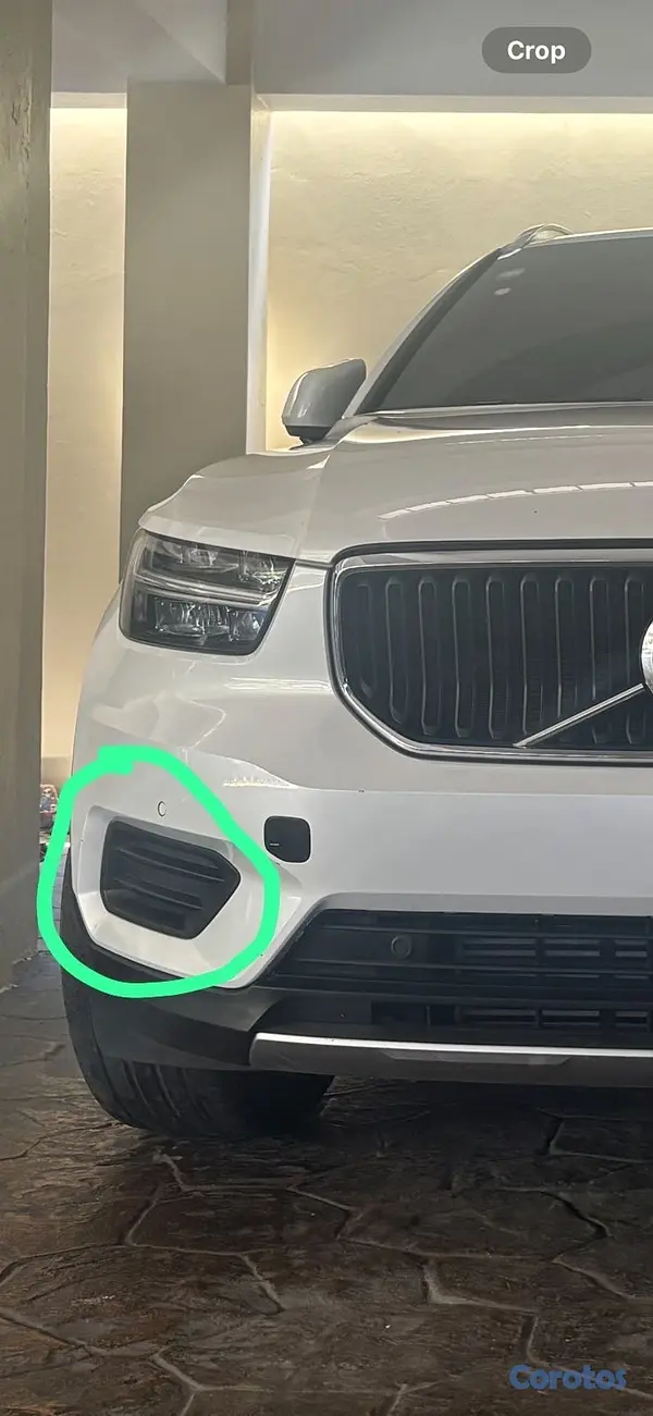 repuestos - tapa derecha bumper delantero volvo xc40  3
