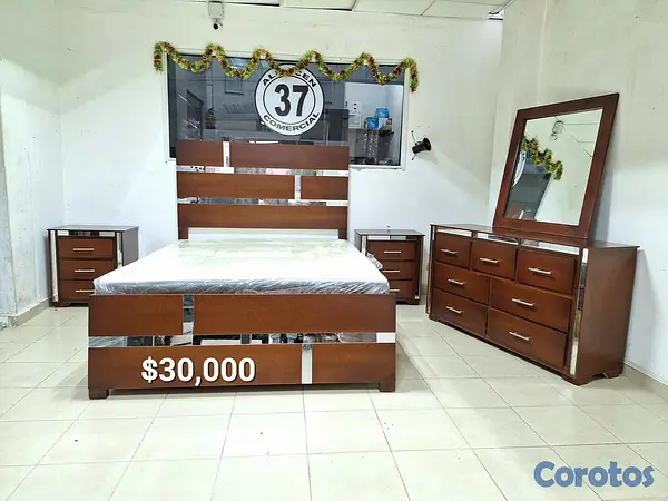 muebles y colchones - Juego de Habitacion con Colchon Nuevo 2