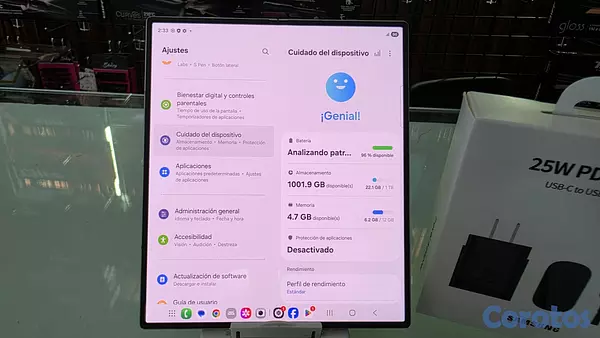 celulares y tabletas - Samsung Galaxy Z Fold 6 1TB (1000gb) Gris Natural 3