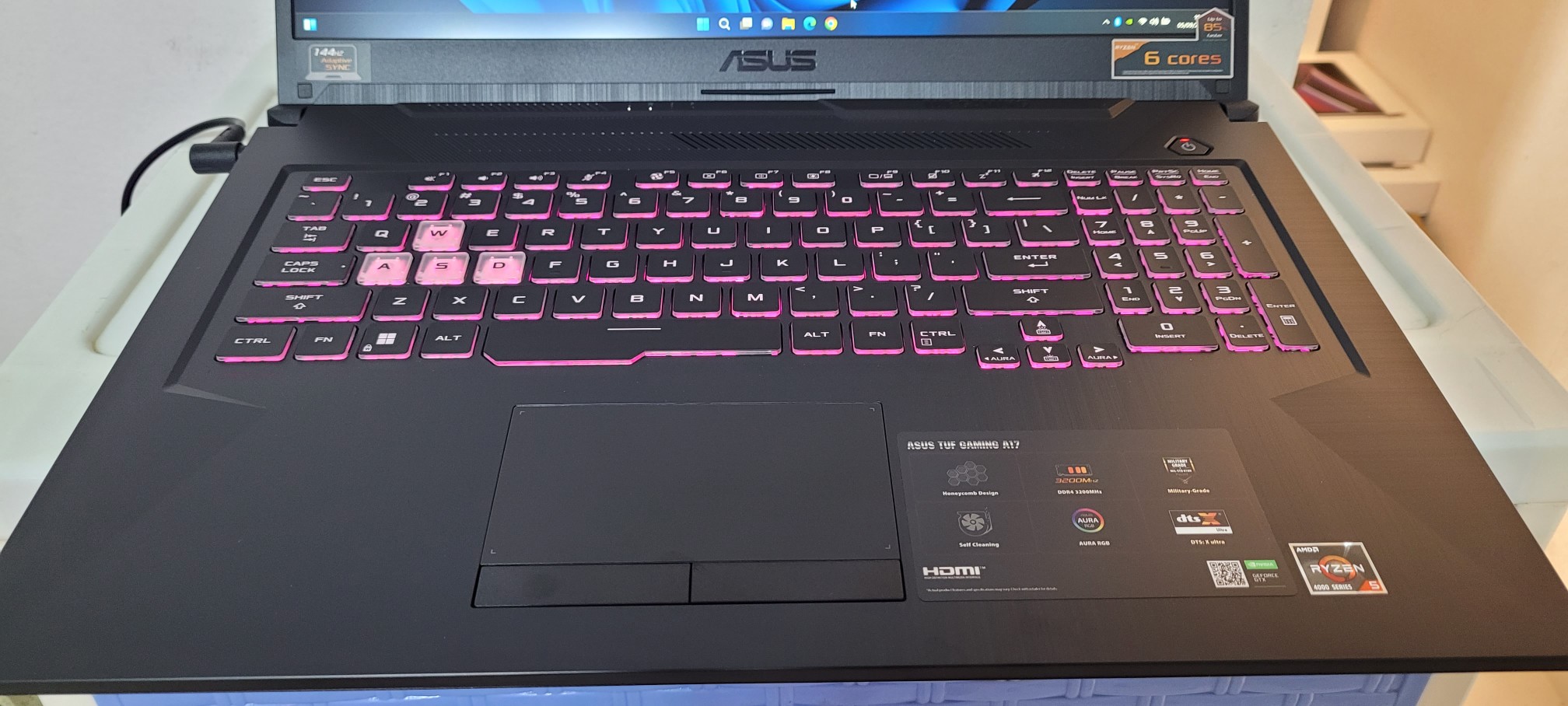 computadoras y laptops - Asus TUF Gamer 17.3 Pulg Ryzen 5 Ram 16gb DDR4 SSD 512GB GTX 1650 4gb New 5