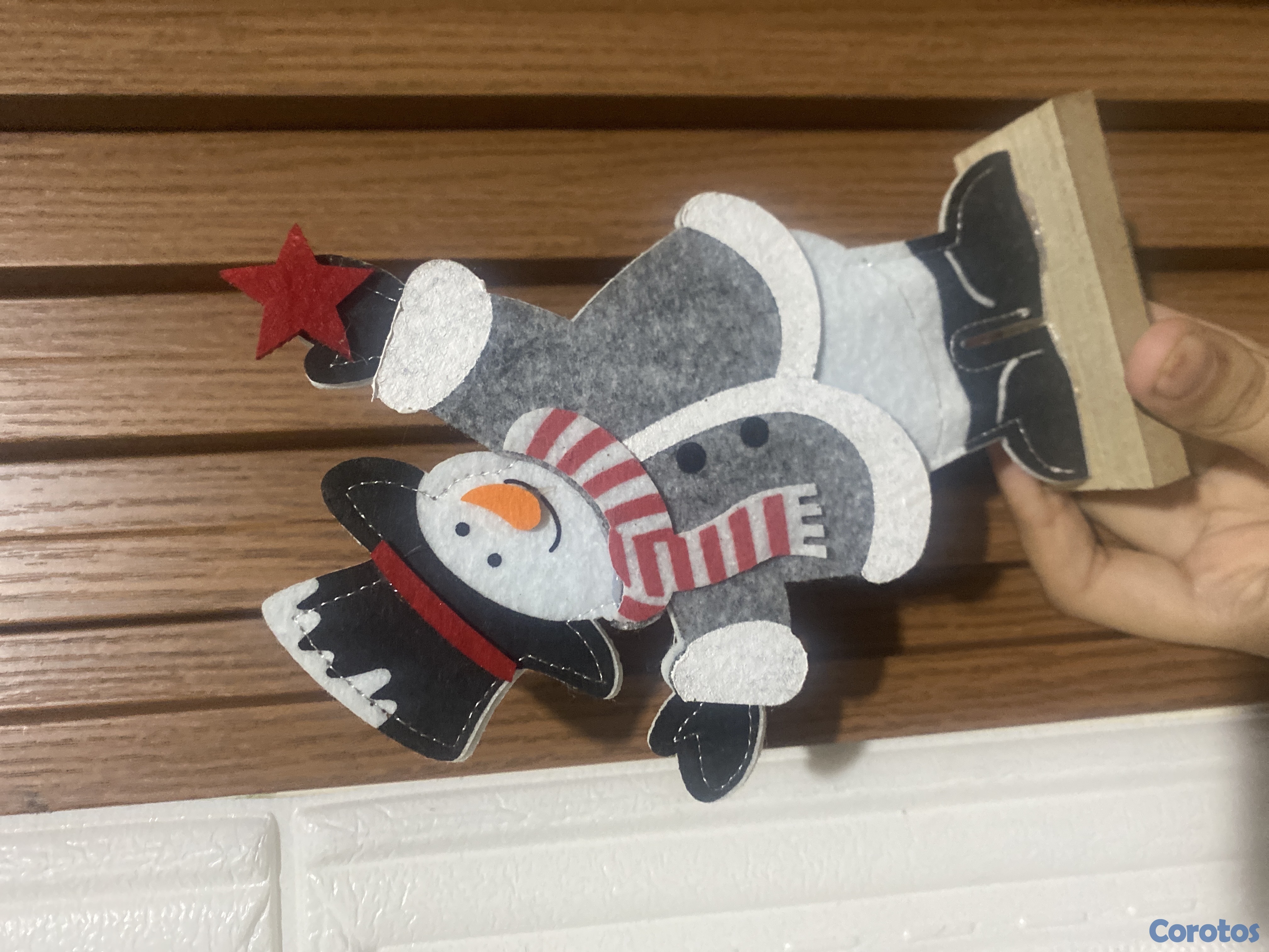 decoración y accesorios - Muñeco de nieve navideño  6