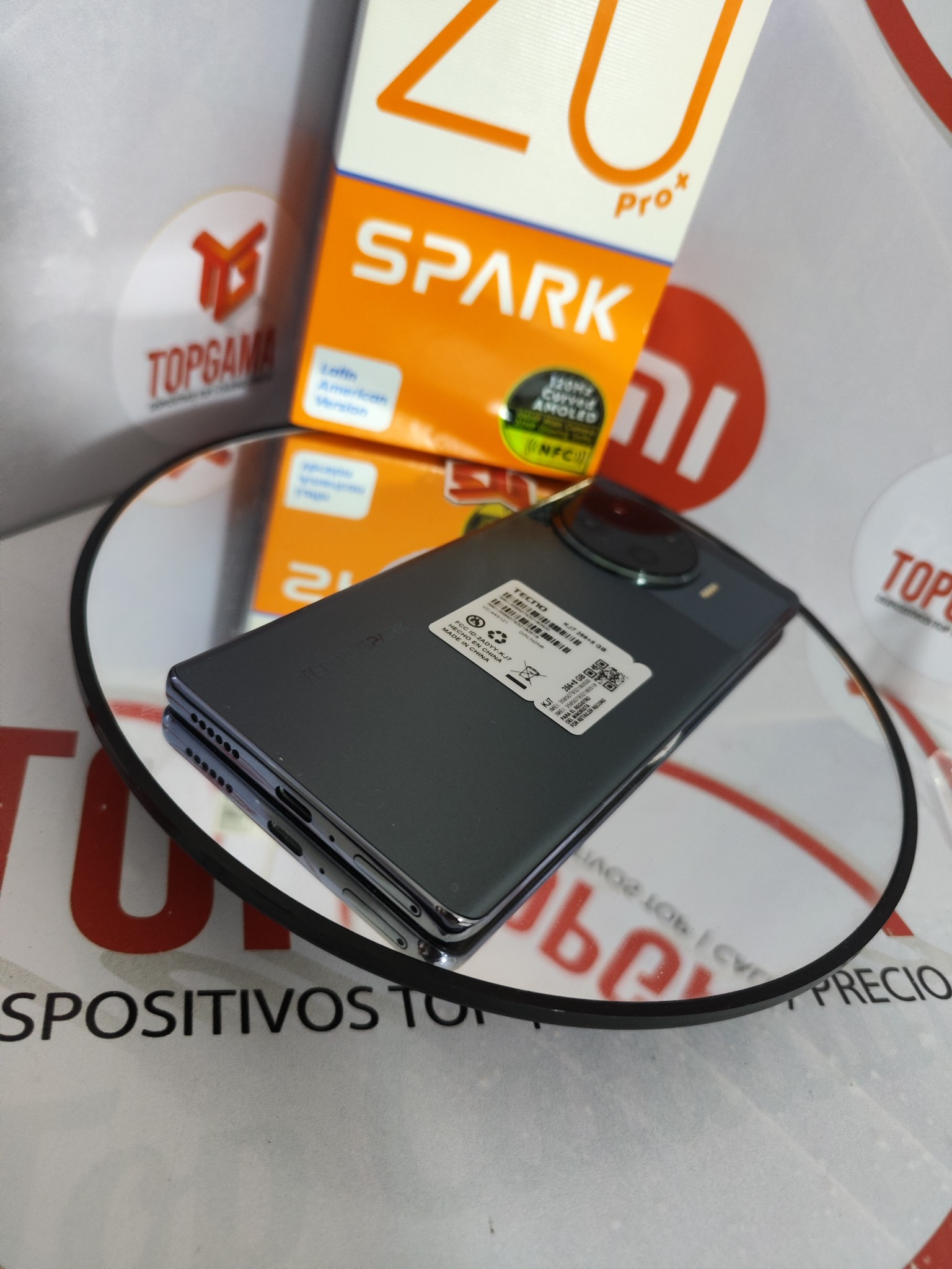celulares y tabletas - TECNO SPARK 20 PRO PLUS, 8 GB + 256 GB 4
