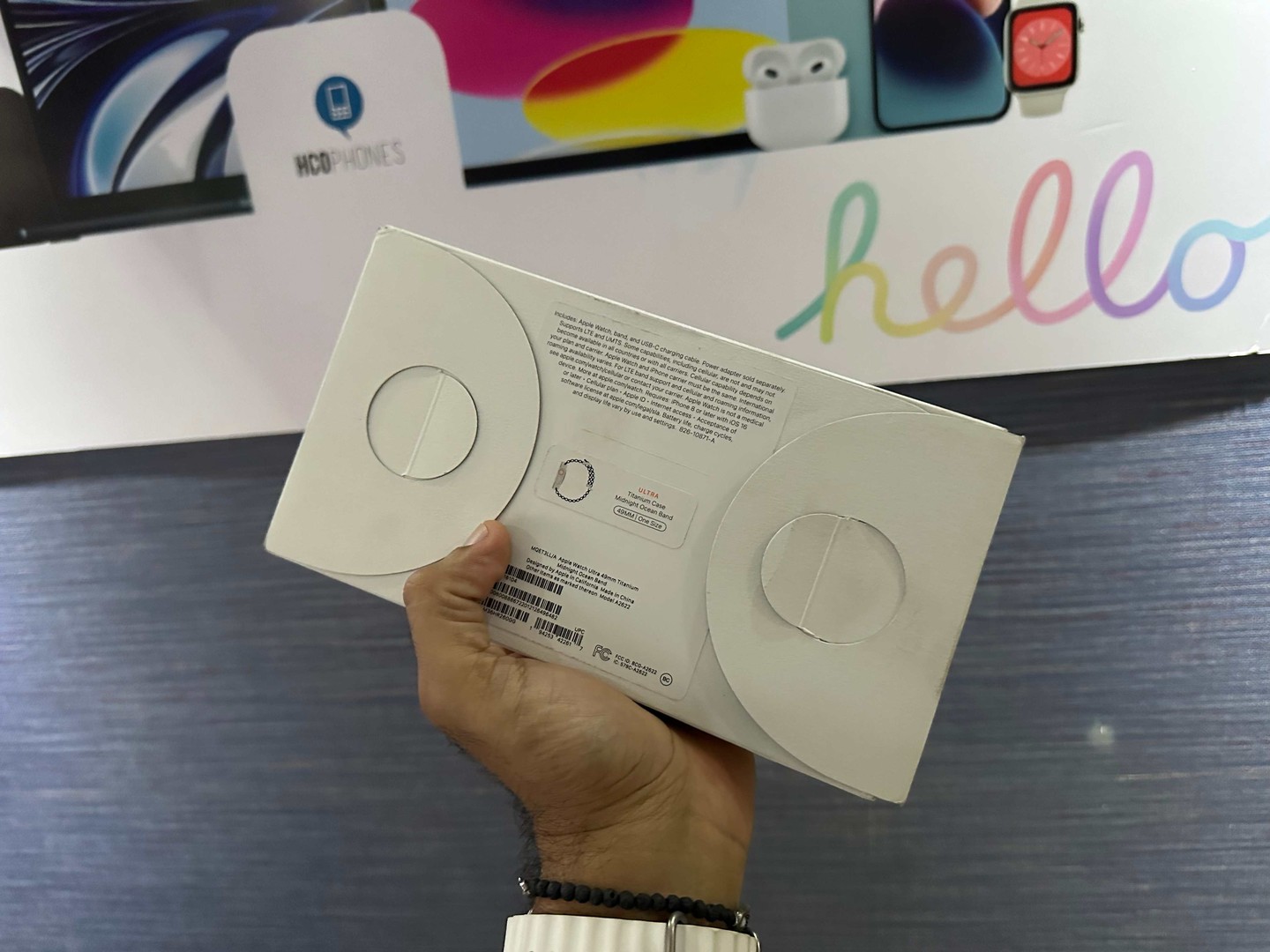 otros electronicos - Apple Watch Ultra 2 49mm Titanium Sellado - Ocean Band -RD$ 43,500 NEG 1