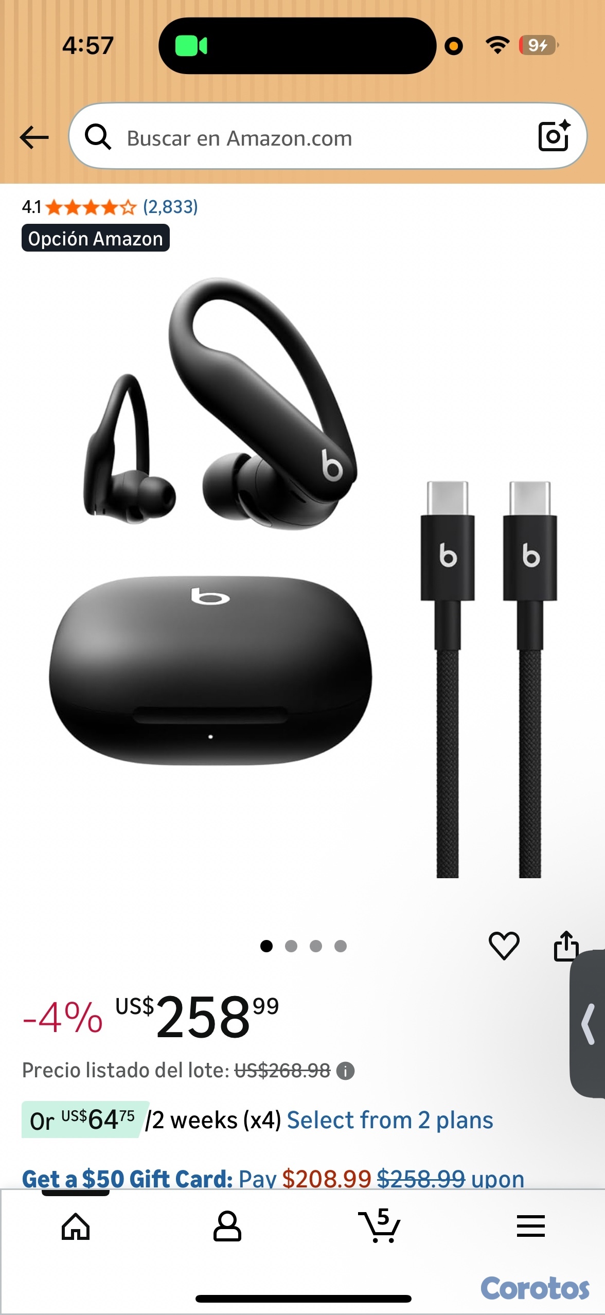 otros electronicos - Powerbeats Pro 2 ORIGINALES 3