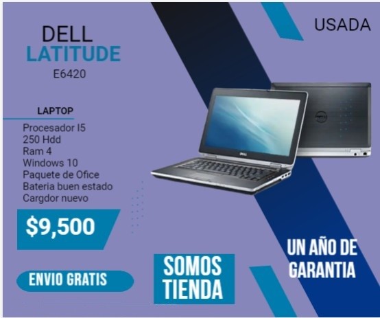 computadoras y laptops - DEL LATITUDE 6420