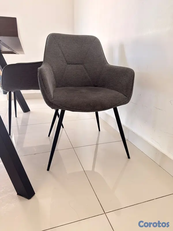 muebles y colchones - Oportunidad: Comedor acabado madera en MDF + 4 sil 7