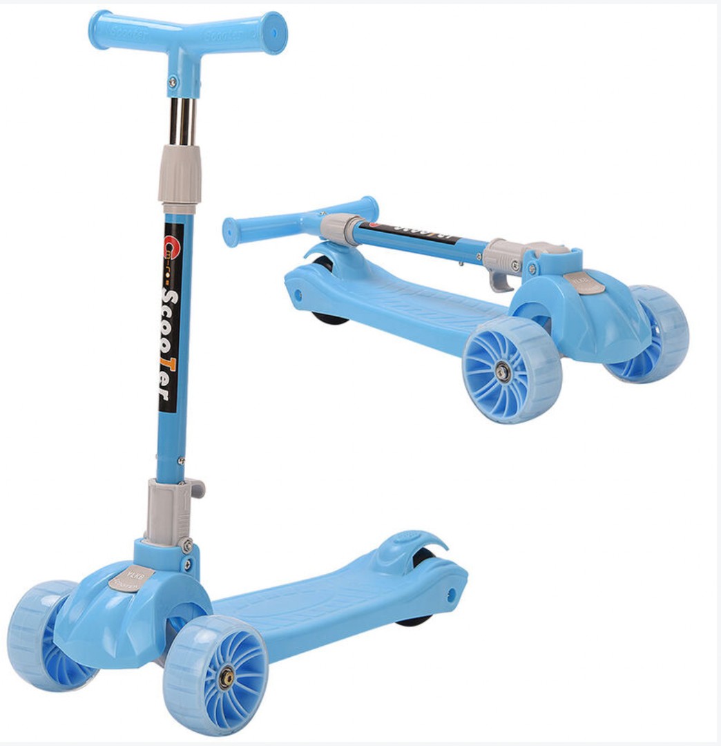 juguetes - Mini Scooter para niños de 3 ruedas monopatin patineta