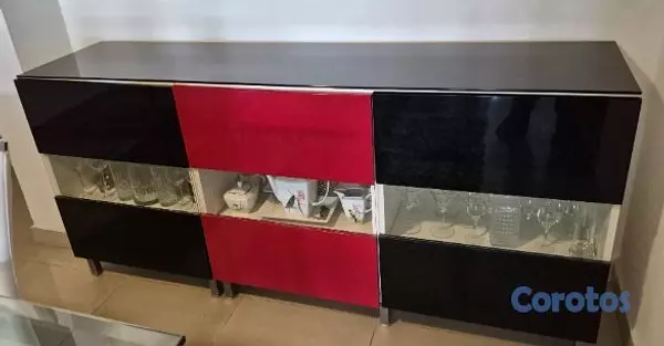 muebles y colchones - BUFETERA CON TOPE EN CRISTAL 3