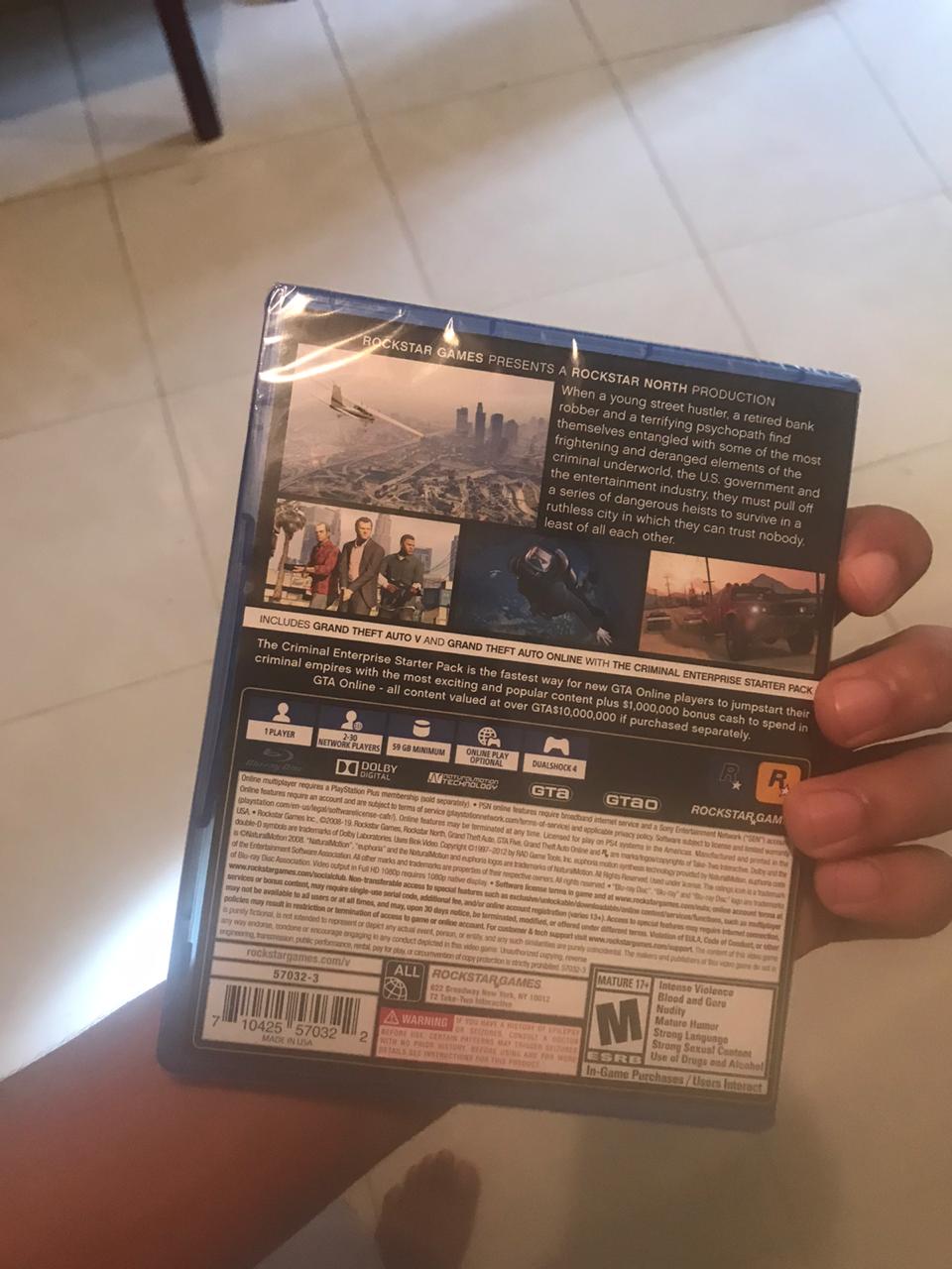 consolas y videojuegos - GTA 5 Para PS4