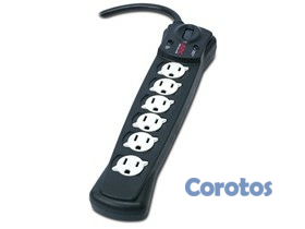 computadoras y laptops - PROTECTOR REGLETA APC P6B ESSENTIAL SURGEARREST, 6 SALIDAS, 120V, PROTECCIÓN 