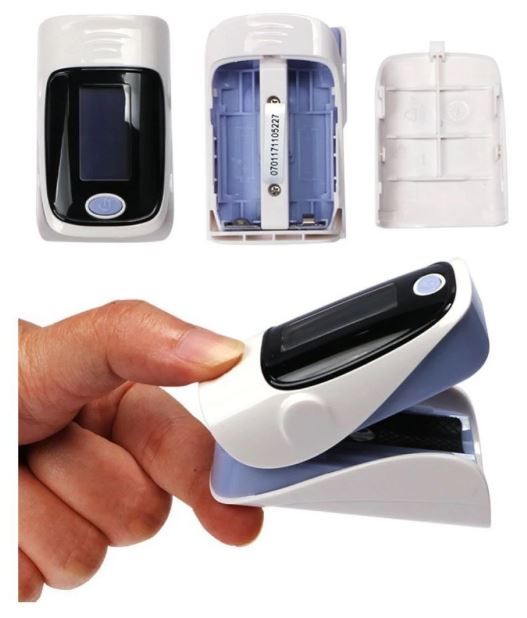 accesorios para electronica - Oxímetro Medidor de Pulso para Dedo 1