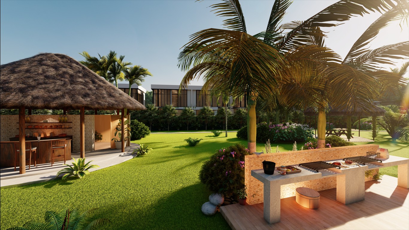 casas vacacionales y villas - Hermosas villas en venta a Veron Punta Cana  5