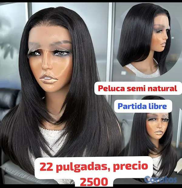 joyas, relojes y accesorios - Pelucas semi natural ( envío a todo el país  6