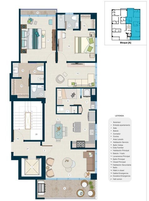 apartamentos - Apartamento en venta #24-647 ubicado en Mirador Sur, areas sociales, amplio. 0