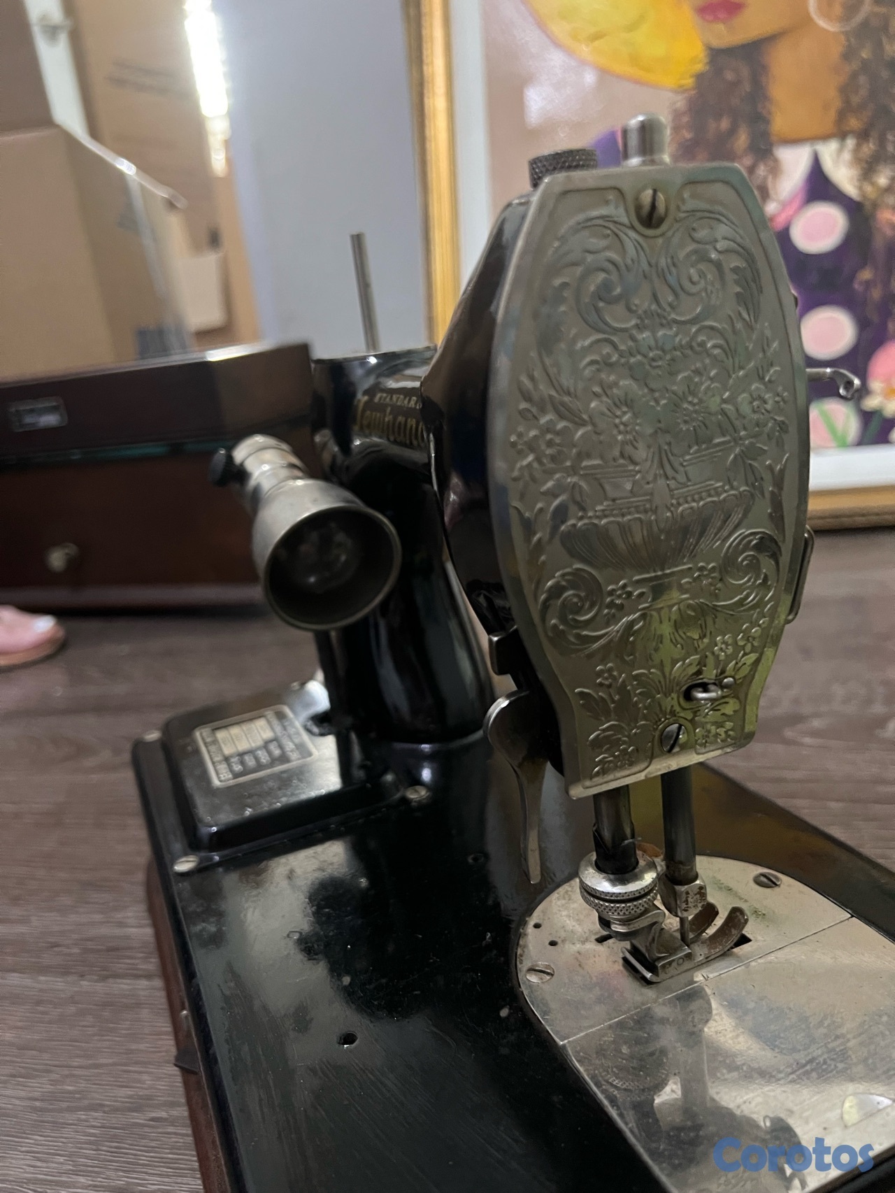 arte y antigüedades - máquina de coser antigua 2