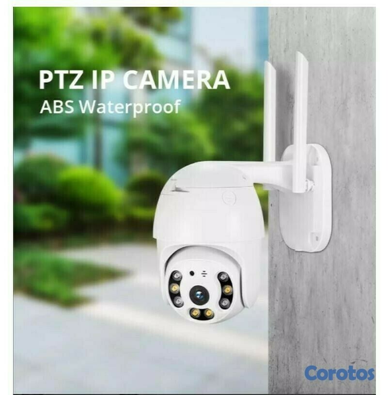 camaras y audio - Cámara wifi de exterior PTZ YOOSEE, gira 360 grados soporta sol y agua 2