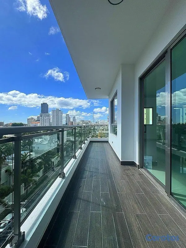 apartamentos - 7mo piso en Cacicazgos para estrenar 4