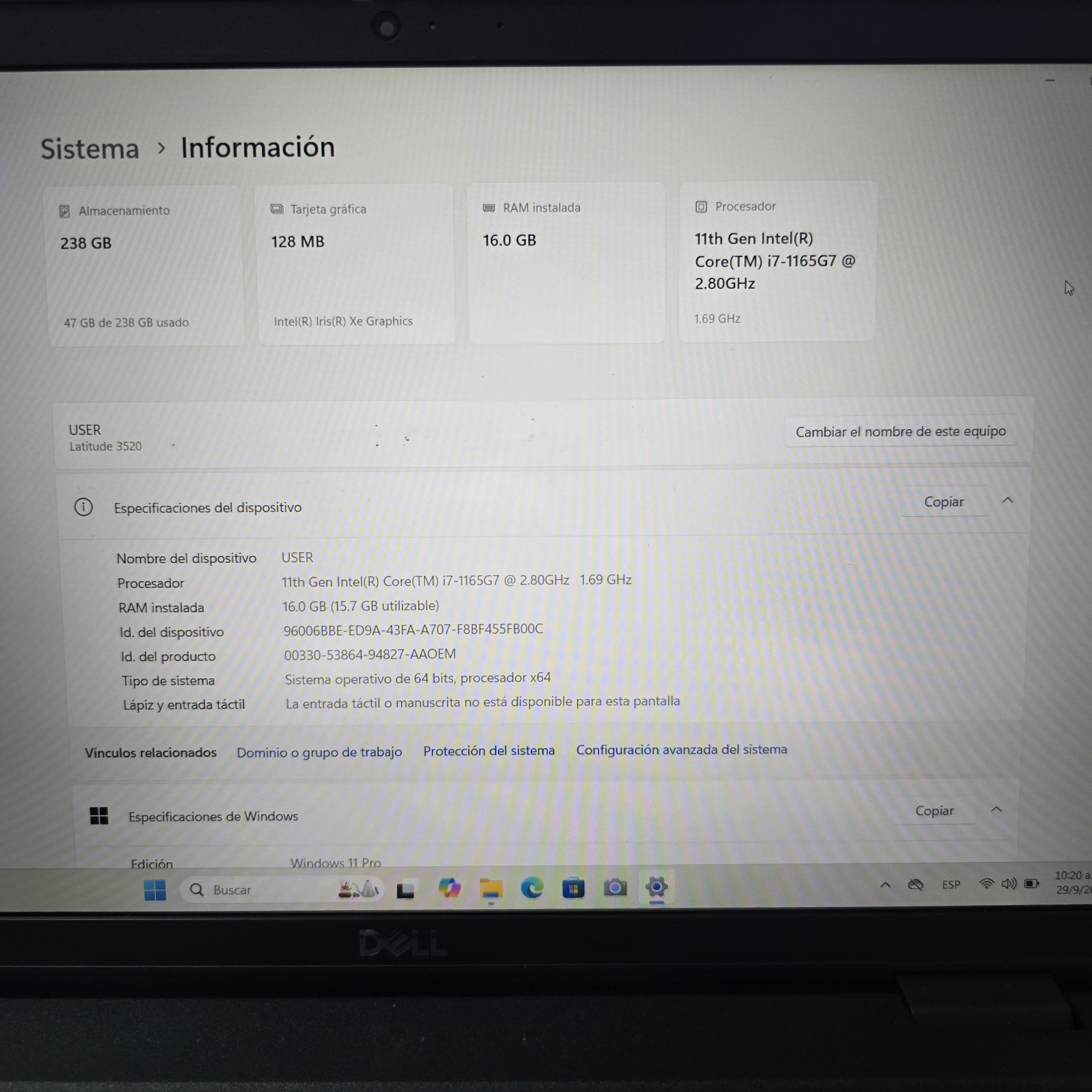computadoras y laptops - Dell latitude 7410 usada 3