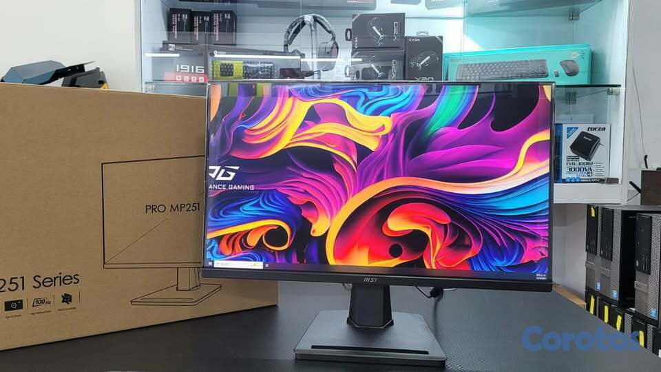 computadoras y laptops - Monitores Dell, HP, Msi con y sin borde 22-27 plg 2