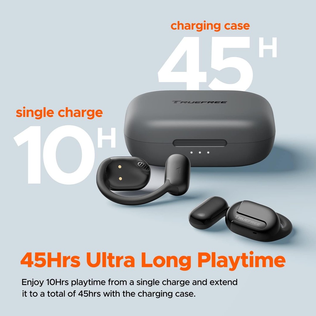 accesorios para electronica - Audifonos de oído abierto Bluetooth 5.3 con 45 horas bateria 2