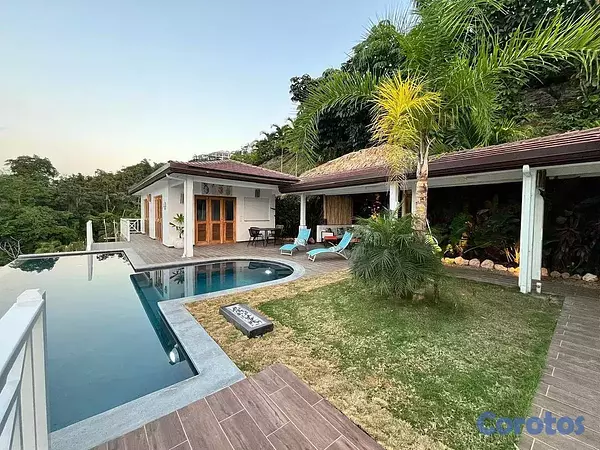 casas vacacionales y villas - Las Terrenas - Samaná, Villa de 3 habitaciones amueblada con espectacular vista 6