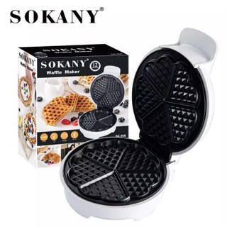 electrodomesticos - Waffle Maker Forma de corazón Waffle Sandwich Maker wafflera waflera 2