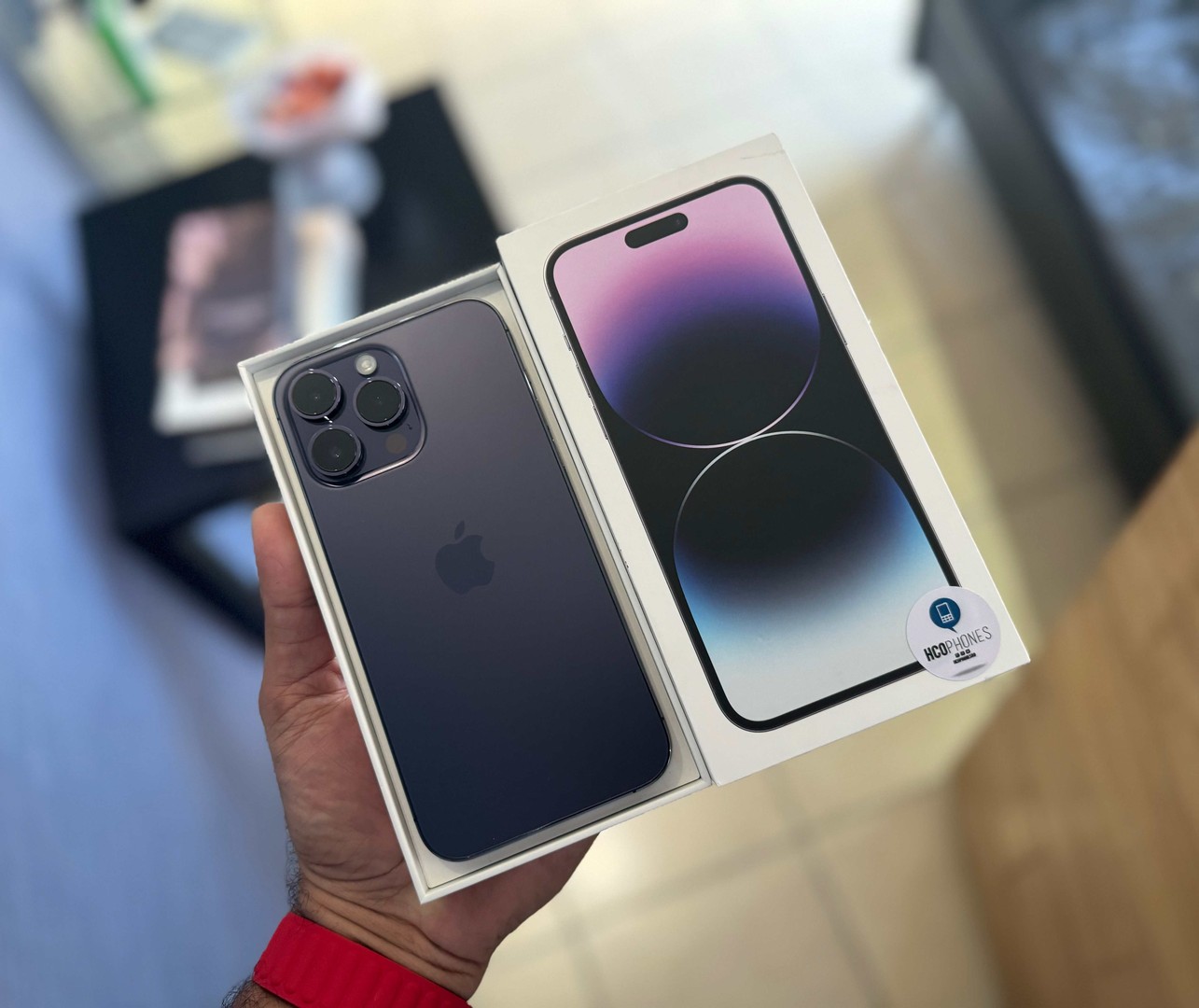 celulares y tabletas - iPhone 14 Pro Max 256GB Morado Como Nuevo, RD$ 47,500 NEG  1