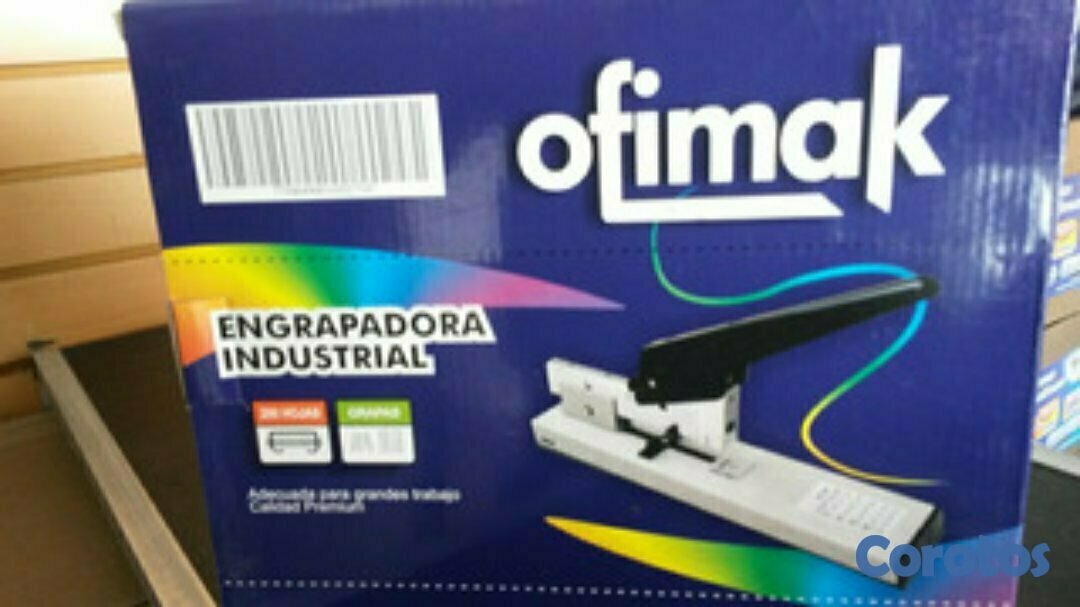 computadoras y laptops - ENGRAPADORA INDUSTRIAL DE USO PESADO OFIMAK PARA 200 HOJAS 1