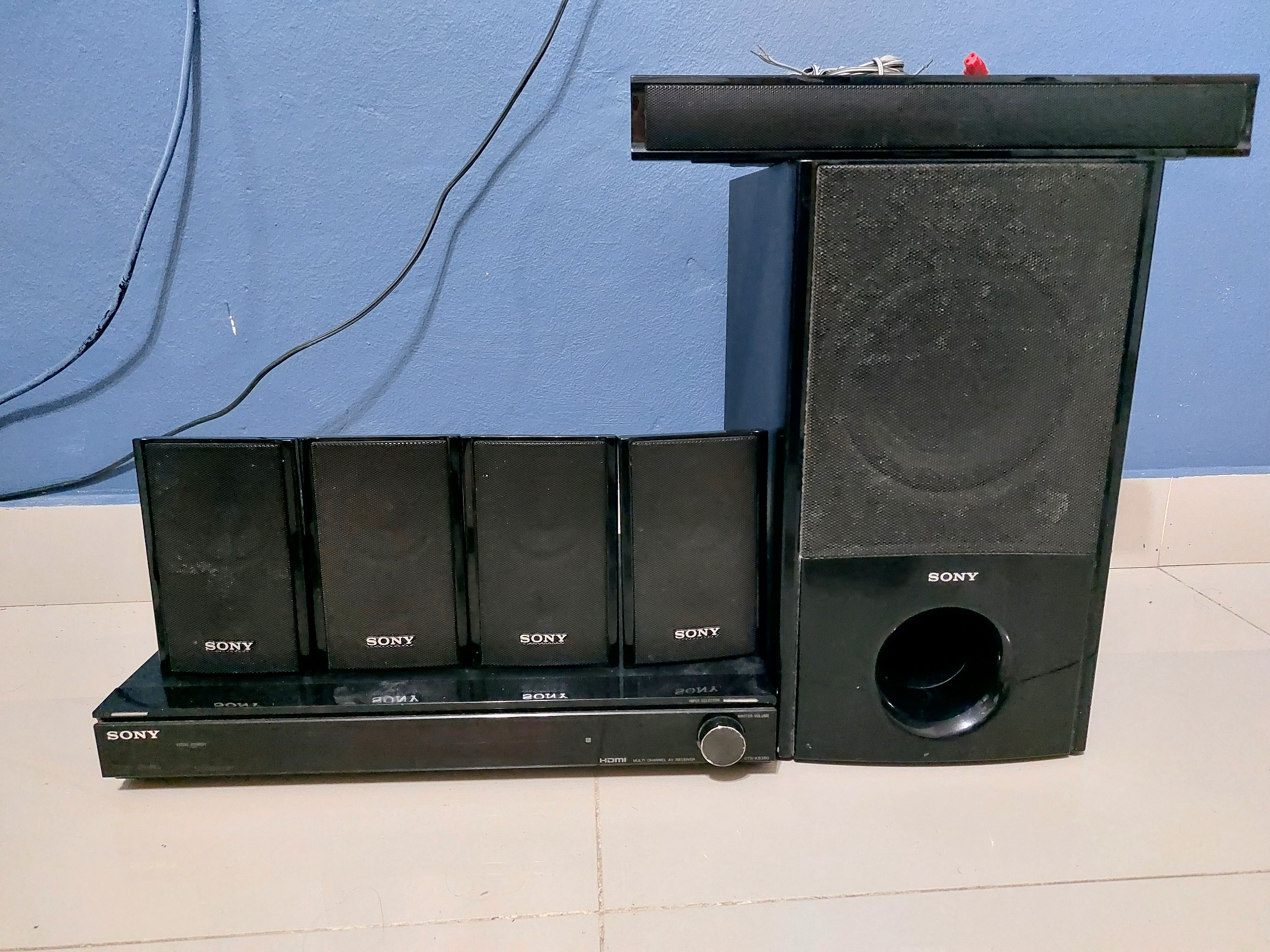 camaras y audio - Home theater SONY 5.1 1000 watts
