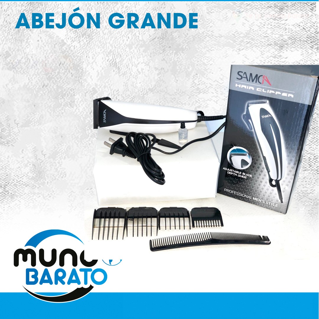 salud y belleza - Abejon Samca Potente 4 Peines Maquina Cortadora Cabello 0