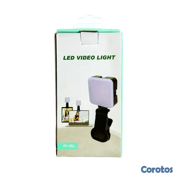 otros electronicos - Luz led para video foto con soporte para movil  2