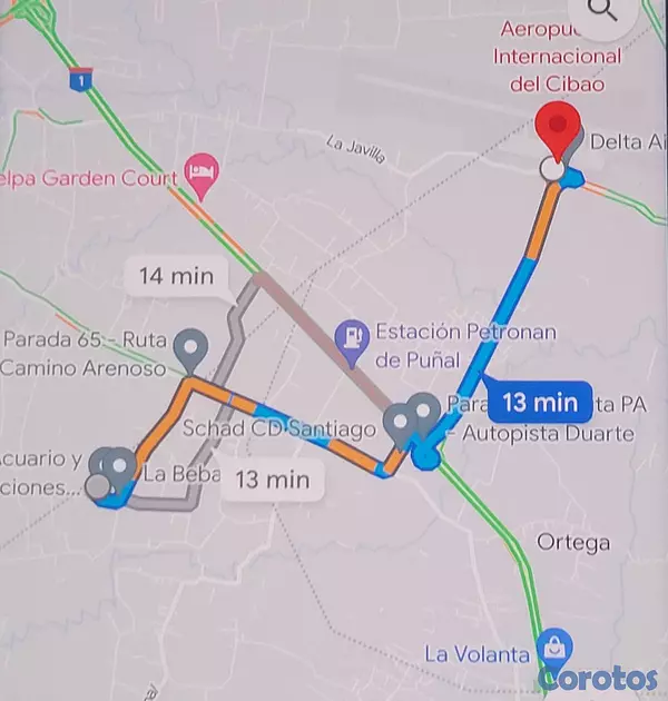 solares y terrenos - Vendo Solar 1,239 Mts.2en Guayabal, SANTIAGO, AV.  9