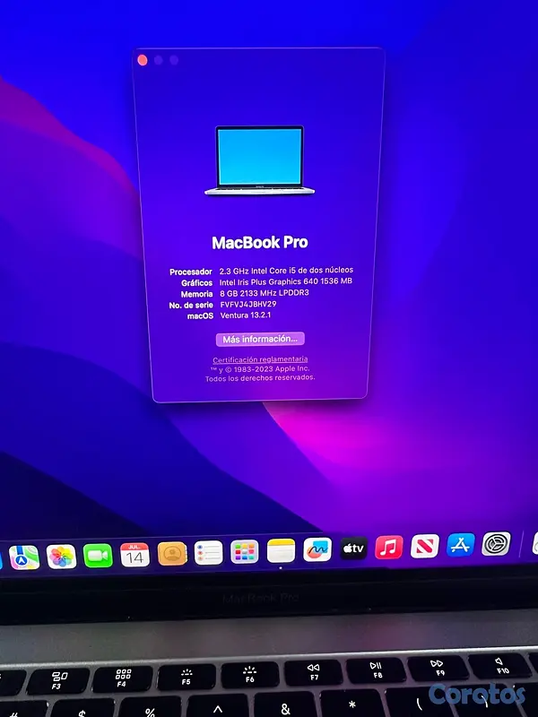 computadoras y laptops - MacBook Pro 2017 4