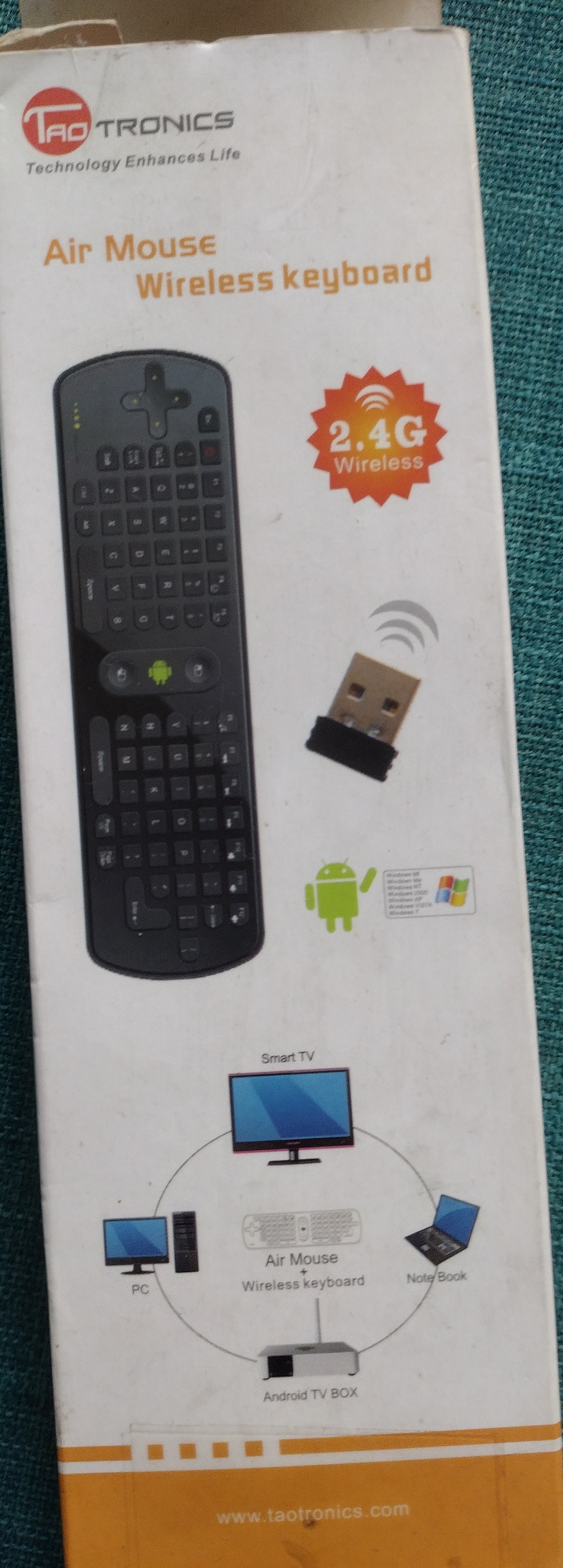 computadoras y laptops - AIR MOUSE WIRELESS KEYBOARD 