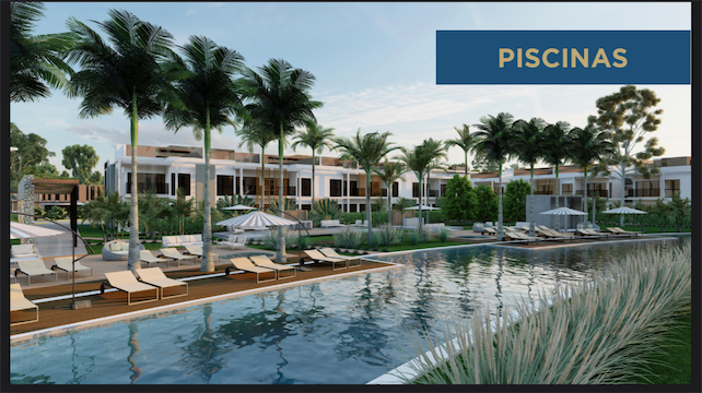 apartamentos - Venta de apartamentos en vista cana frente al campo de golf con piscina 