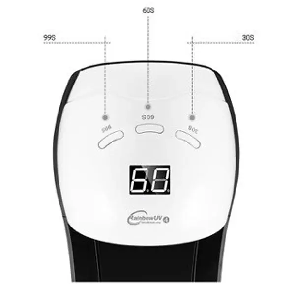 salud y belleza - Lámpara secadora de uñas para pies Led profesional salón de manicura, luz Uv pie 4