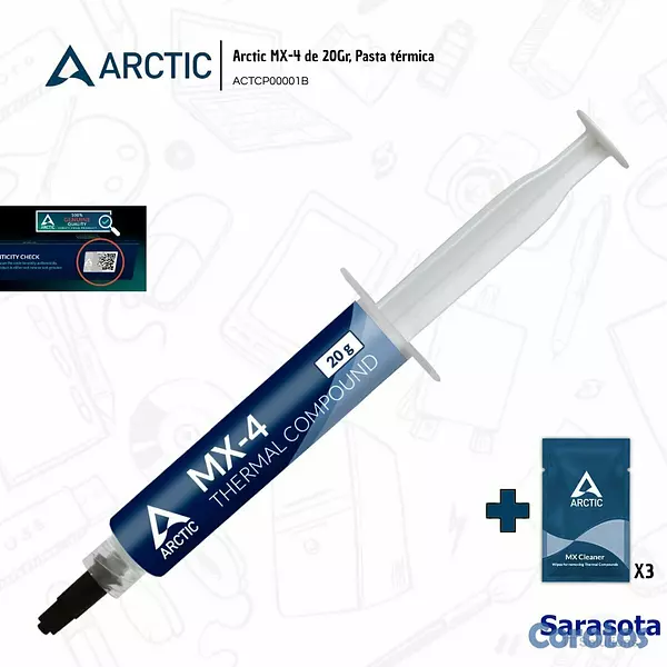 accesorios para electronica - Arctic Pasta Térmica MX-4 20gr 2