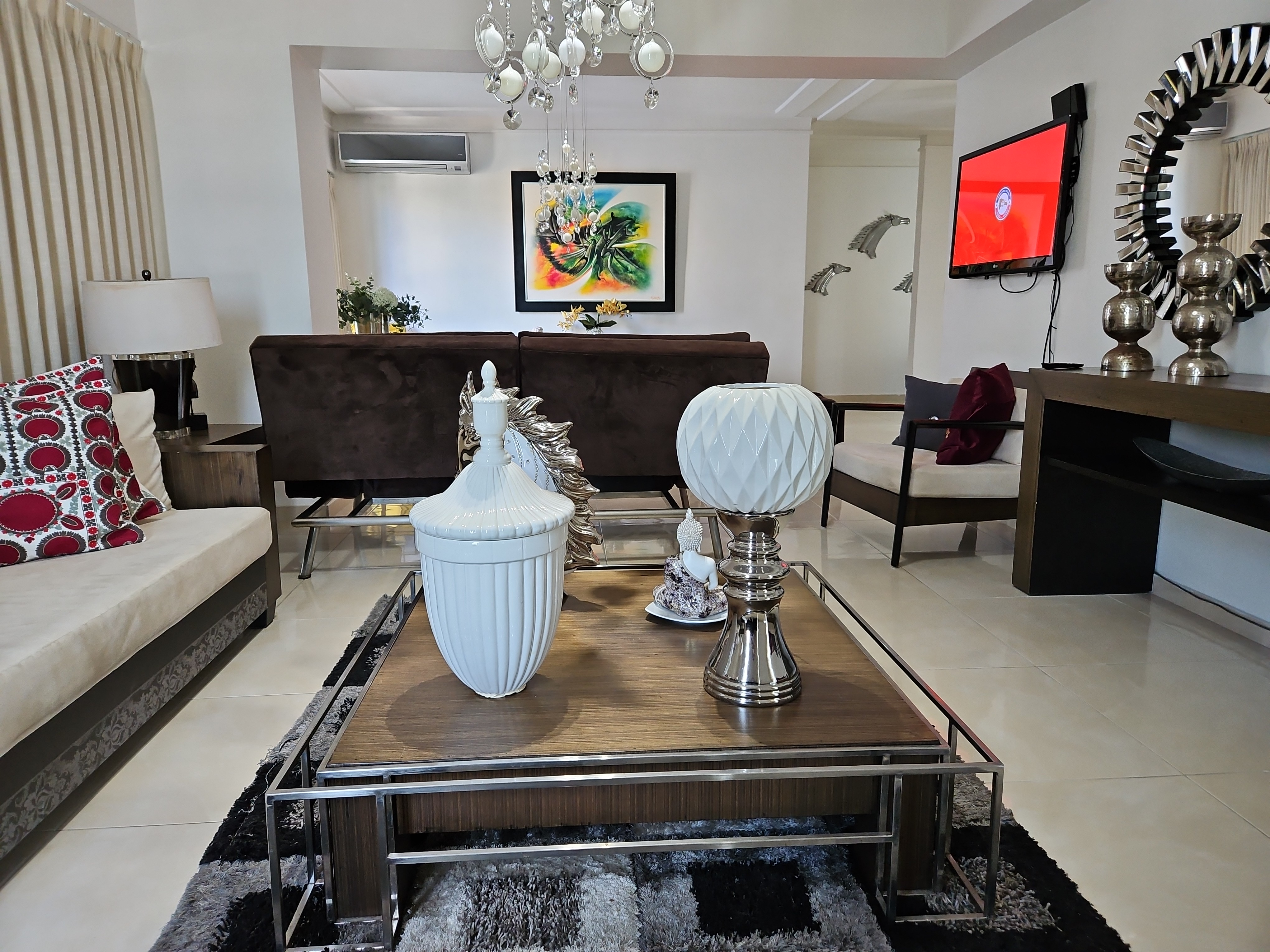 apartamentos - Alquiler de Apartamento Amueblado en Evaristo Morales  5