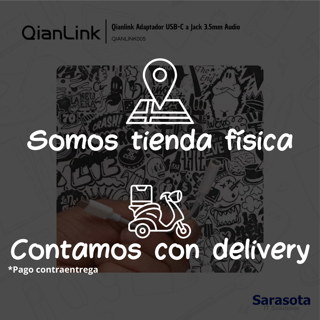 accesorios para electronica - Adaptador USB-C a Jack 3.5mm Audio Qianlink 2