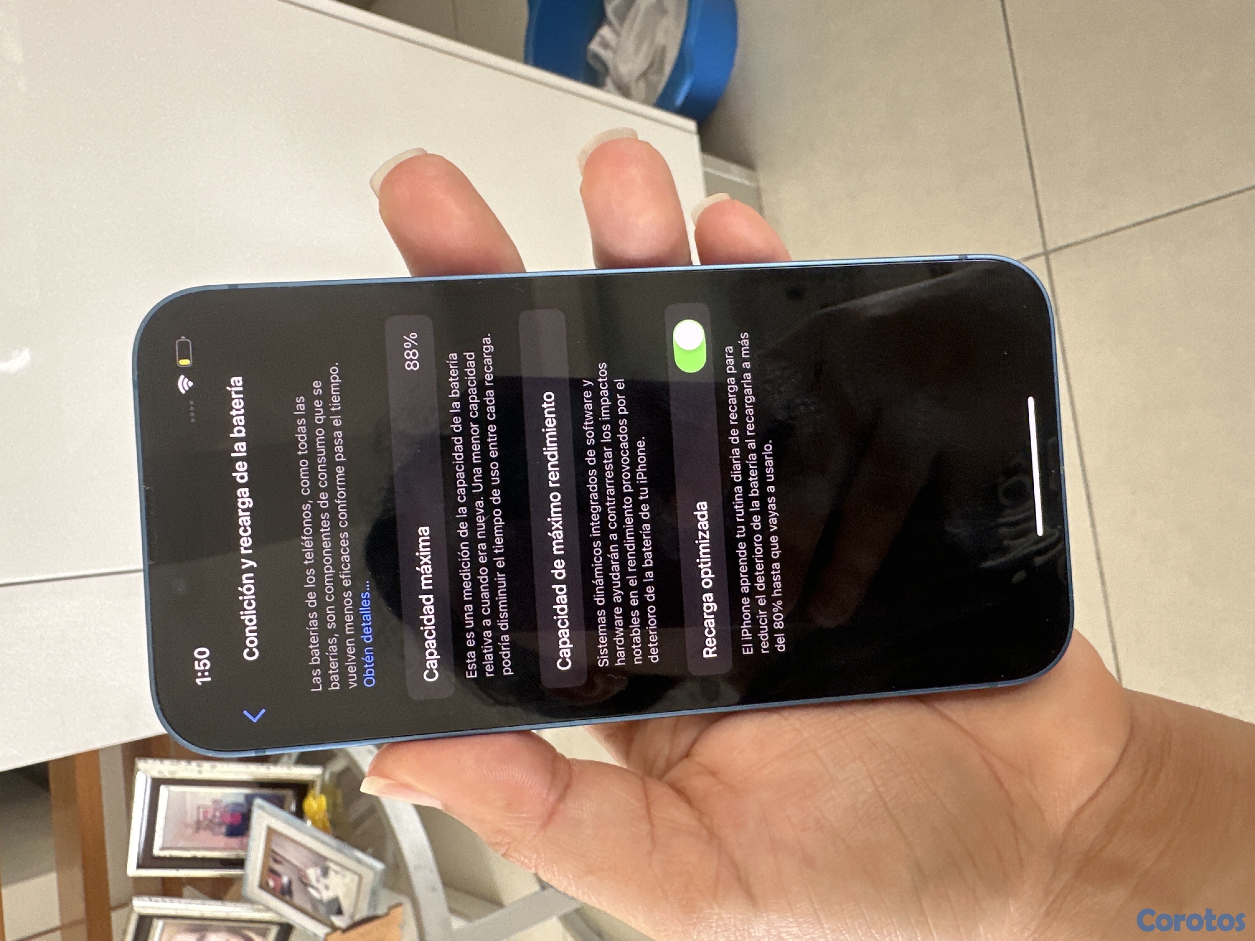 celulares y tabletas - iPhone 13 – 256 GB | Usado, como nuevo | Impecable. 4