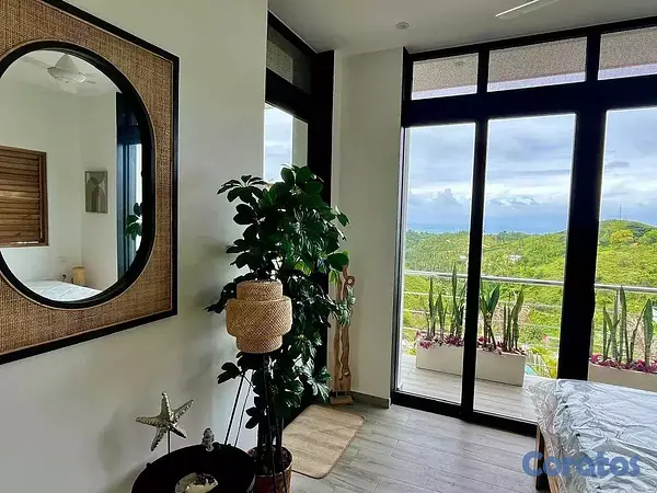 casas vacacionales y villas - Las Terrenas - Samaná, Villa de 3 habitaciones amueblada con espectacular vista 7